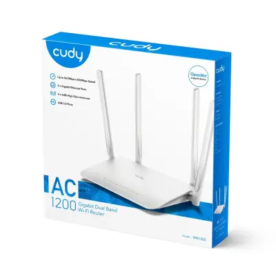 Cudy Router Gigabit dual band router model: WR1300