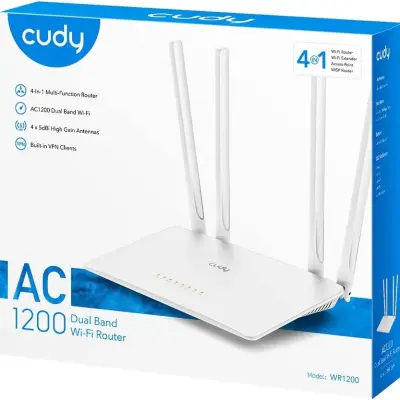 Cudy Router dual band wi-fi router model:WR1200