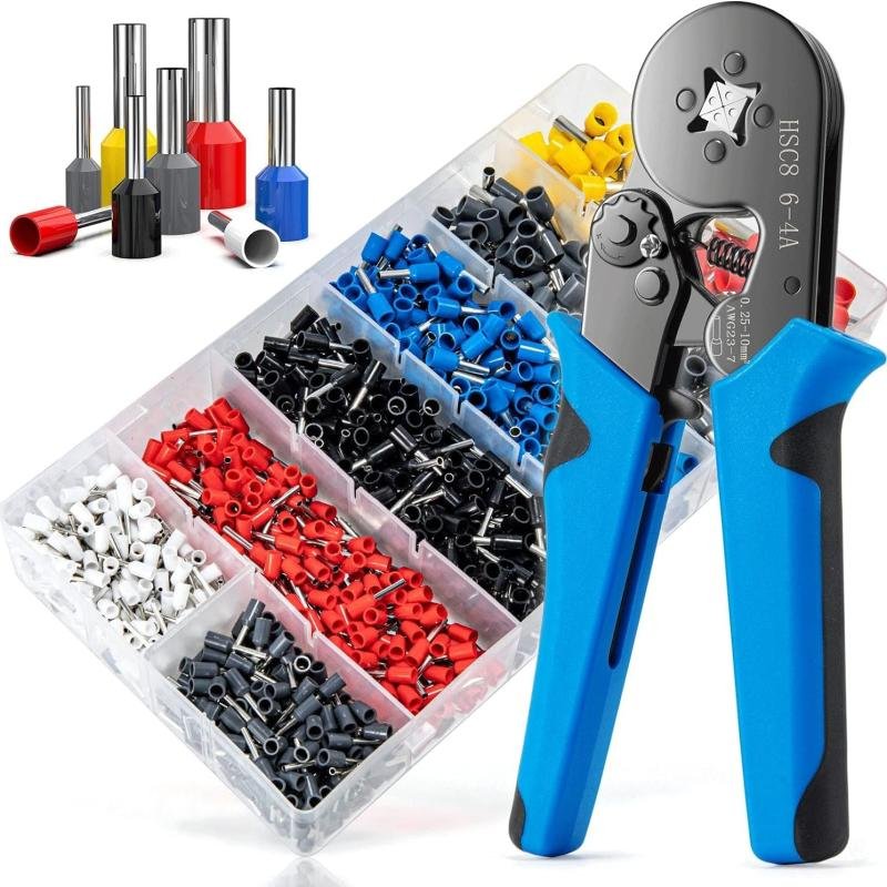 CRIMPING TOOL KIT FOR ELECTRICIANS AND HOME REPAIR
