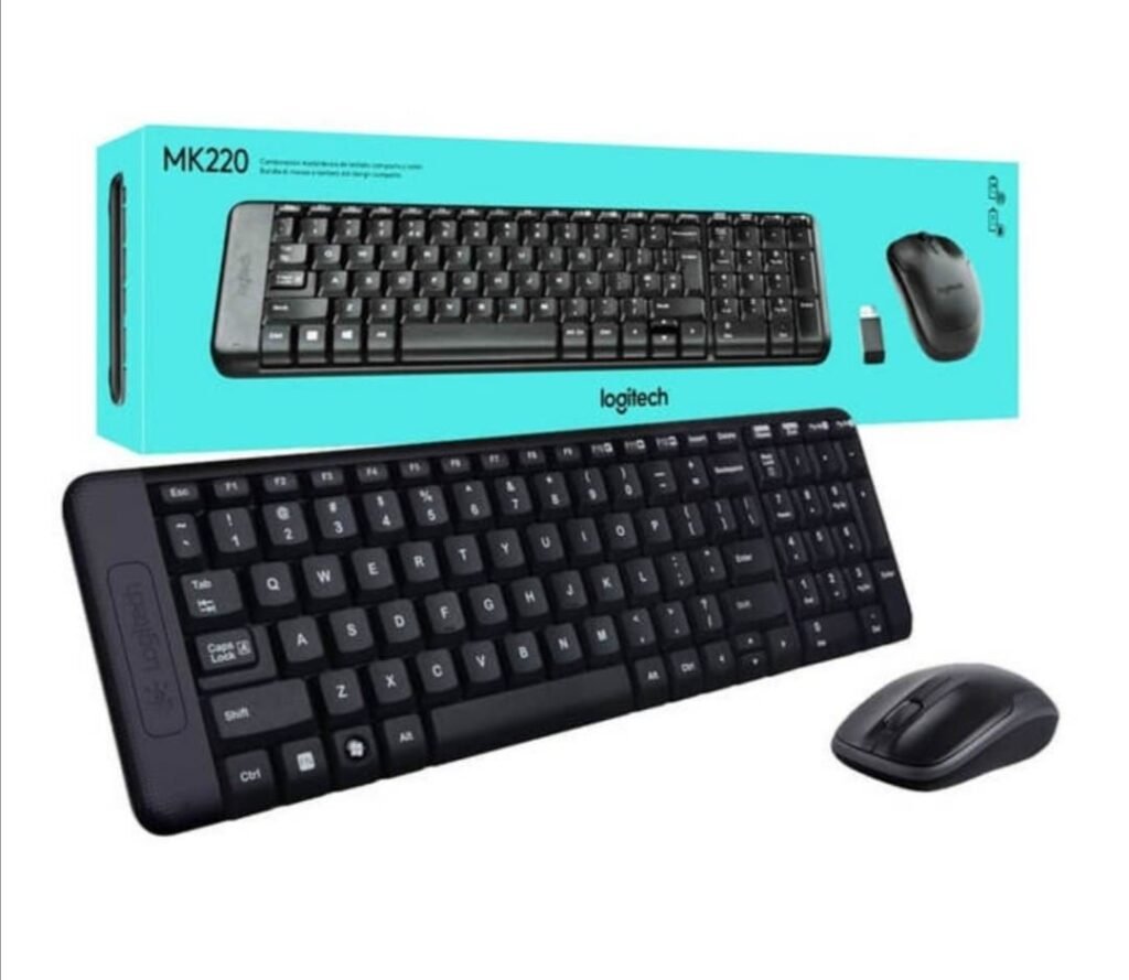 Logitech MK220 Wireless Keyboard and Mouse Combo (Black) – All Due Tech